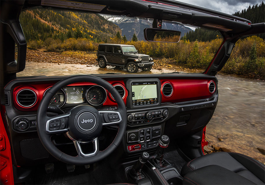 Jeep Wrangler интерьер фото
